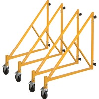 Metaltech 46in. Outrigger for Tall Tower Multi-Purpose 6-Ft. Baker-Style Scaffold — Set of 4, Model# I-CISO4TT