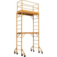 Metaltech Multipurpose 18ft. Maxi Square Triple Baker-Style Scaffold Tower Package — 733-Lb. Capacity, Model# I-T3CISC