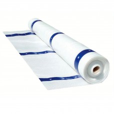 Metaltech Weather Protection Tarp for Scaffold — White/Blue, 13ft. x 100ft. Roll, Model# M-MTE13100