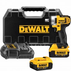 DeWalt DCF880M2 20V MAX Lithium Ion 1/2" Impact Wrench Kit with Detent Pin