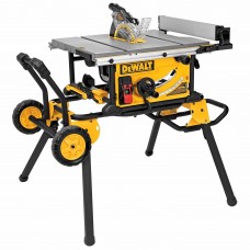 Dewalt DWE7491RS 10" Jobsite Table Saw 32 - 1/2" (82.5cm) Rip Capacity and a Rolling Stand
