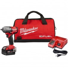 Milwaukee 2860-21 M18 FUEL 1/2" Mid-Torque Impact Wrench with 5.0 Starter Kit