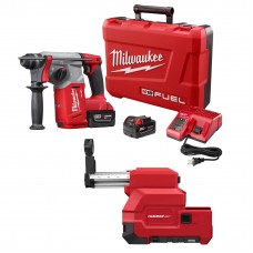Milwaukee 2712-22DE M18 FUEL 1" SDS PLUS Rotary Hammer with Dust Extraction Kit