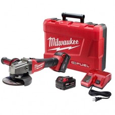 Milwaukee 2781-22 M18 FUEL 4-1/2 - 5" Grinder, Slide Switch Lock-On Kit w/ 2 Batteries