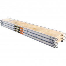Metaltech Aluminum Scaffold Platform 3-Pk. — 10ft.L x 19in.W, Model#  M-MPP1019K3